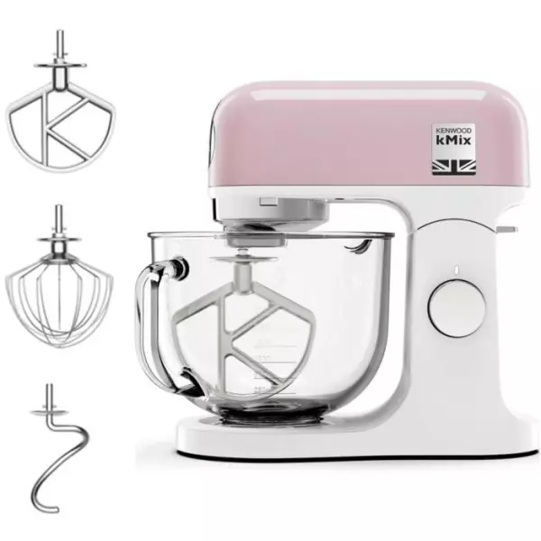 Robot pâtissier multifonction KENWOOD KMX754PP - - Moteur professionnel 1000W - 2 sorties pour accessoires - Bol en verre 5L av