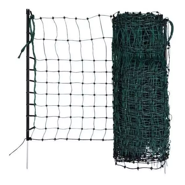 Filet pour animaux - KERBL - RabbitNet - 25 m - 65 cm - Vert - Double pointe