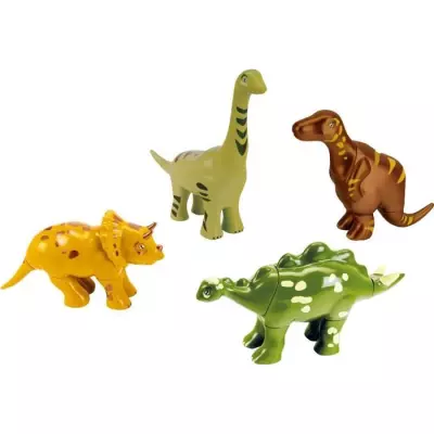 Jouet magnétique - KLEIN - 4 grands dinosaures Funny Puzzle, 1+ - Sti