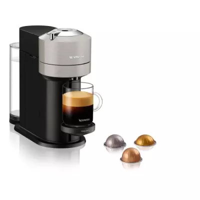 NESPRESSO KRUPS Vertuo Next Machine a Café, Cafetiere Espresso, Gris