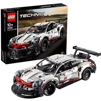 LEGO - Voiture de Course Technic Porsche 911 RSR Détaillée a Constru