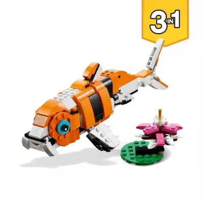 LEGO 31129 Creator 3-en-1 Sa Majesté le Tigre, Jouet et Figurine Anim