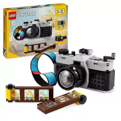 LEGO 31147 Creator 3en1 L'Appareil Photo Rétro, Jouet Transformable a