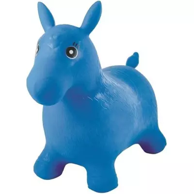 Cheval Gonflable Bleu - LEXIBOOK - Modele Cheval - Pour Enfant de 3 an