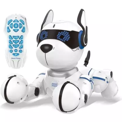 POWER PUPPY - Mon chien robot savant programmable et tactile avec tél