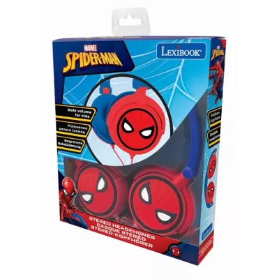 Casque stéréo filaire pliable SpiderMan