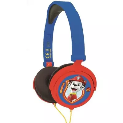 Casque stéréo filaire pliable Pat' Patrouille pour enfants avec limi