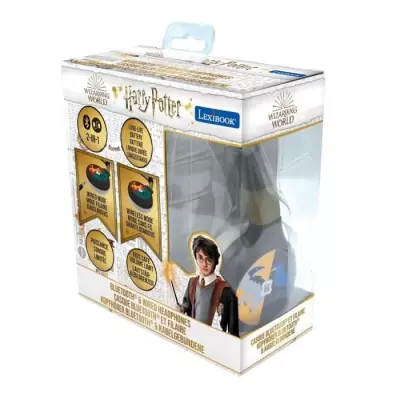 HARRY POTTER - Casque 2 en 1 Bluetooth - Filaire confortable et pliabl