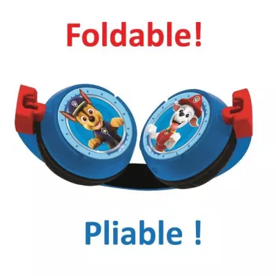 PAT' PATROUILLE - Casque 2 en 1 Bluetooth - Filaire confortable et pli