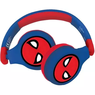 SPIDER-MAN - Casque 2 en 1 Bluetooth - Filaire confortable et pliable