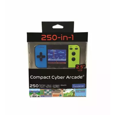 Console portable Compact Cyber Arcade - écran 2.5'' 250 jeux