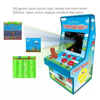 Console portable Cyber Arcade - écran 2.8'' 200 jeux