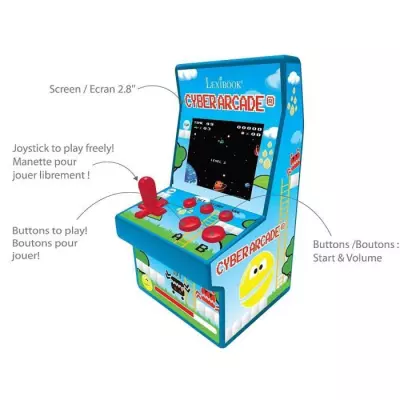 Console portable Cyber Arcade - écran 2.8'' 200 jeux