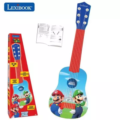 Lexibook - Ma Premiere Guitare Super Mario - 53 cm - Guide d'apprentis