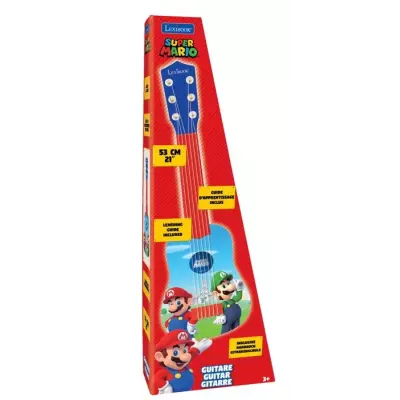 Lexibook - Ma Premiere Guitare Super Mario - 53 cm - Guide d'apprentis