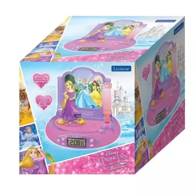 Radio Réveil Projecteur Disney Princesses Raiponce - LEXIBOOK