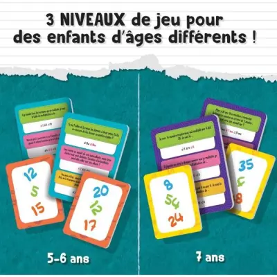 Génius Talent school - le jeu des multiplications et problemes - s'ad