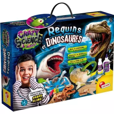 Kit scientifique - LISCIANI - Crazy Science - Requins & dinosaures - S