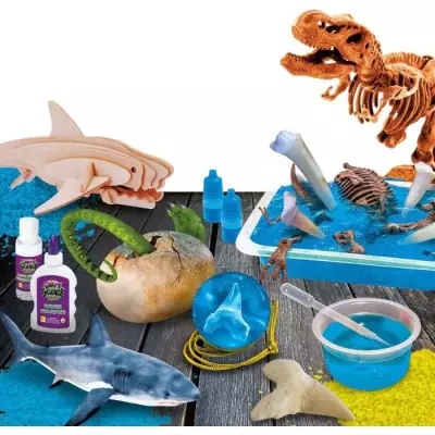 Kit scientifique - LISCIANI - Crazy Science - Requins & dinosaures - S