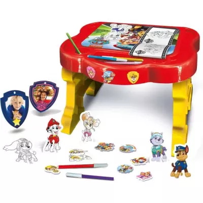 Pupitre créatif - Paw Patrol - LISCIANI - Tableau a colorier et jouer