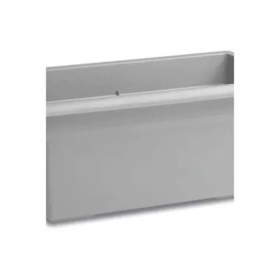 Jardinière rectangulaire MEDITERRANEO - 60L - 80 cm - Gris pierre