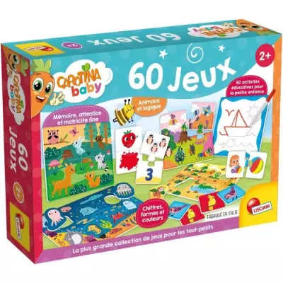 Jeu éducatif - LISCIANI - Carotina Baby - 60 activités - Mémoire et