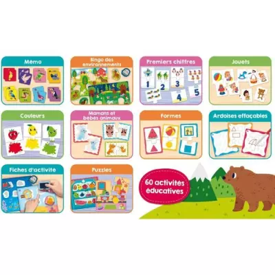 Jeu éducatif - LISCIANI - Carotina Baby - 60 activités - Mémoire et