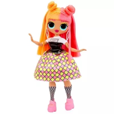 LOL Surprise OMG - Poupée Mannequin 24 cm - Neonlicious - 2 tenues av