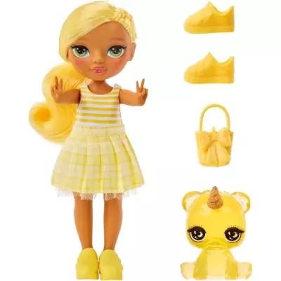 Rainbow High Littles - Poupée 15cm + animal de compagnie - Jaune - De