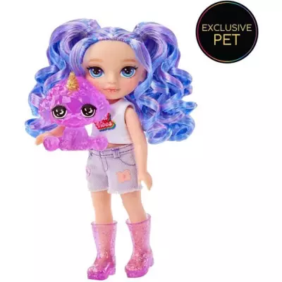 Rainbow High Littles - Poupée 15cm + animal de compagnie - Violet - D