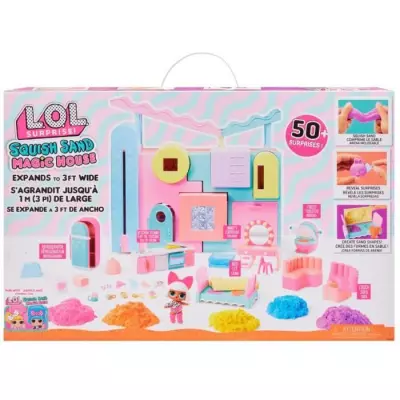 L.O.L. Surprise - Maison de poupée Squish Sand - Sable magique réuti