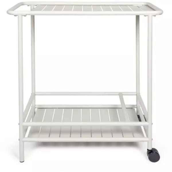 Desserte de jardin - LIVOO - GS163C - Acier résistant a la rouille - 2 roulettes - 61 x 42 cm