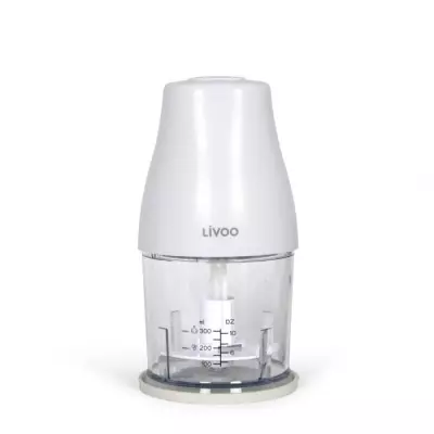 Hachoir - LIVOO - 300 ml - 400 W - 1 vitesse et fonction turbo - 2 lam