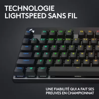 Clavier gamer - Sans fil - Logitech G - G Pro X TKL Lightspeed - Retro