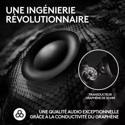 Casque gamer - Sans fil - Logitech G - Pro X 2 - Avec micro - Noir