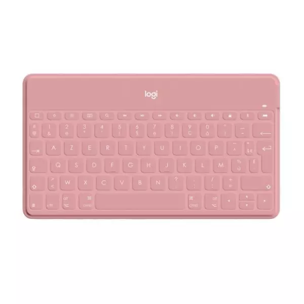 Clavier - Sans fil - Logitech - Keys to Go - 180g - AZERTY - Rose