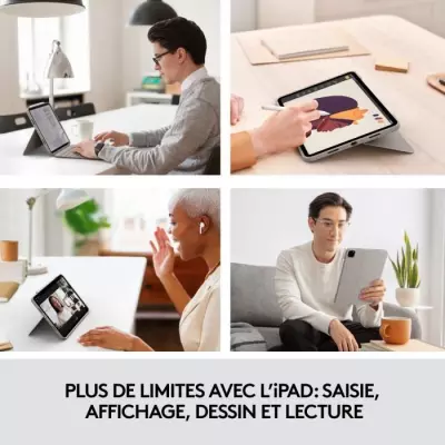 Etui Clavier Détachable - LOGITECH - Combo Touch - Pour iPad Pro 11 p