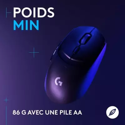 Souris gamer - Sans fil - Logitech G - G309 - Noir