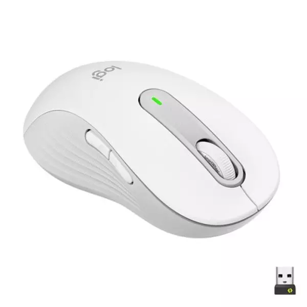 Souris - Sans fil - Logitech - M650 - Gaucher - Blanc