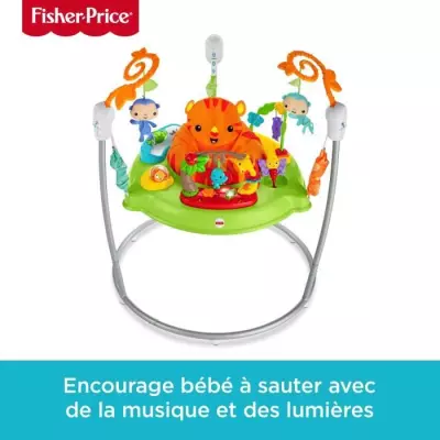 Fisher-Price - Jumperoo Jungle Sons et Lumieres - Youpala CHM91