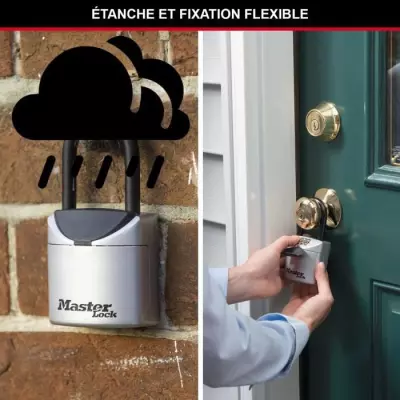 Boîte a Clé sécurisée Format XS avec Anse - MASTER LOCK 5406EURD