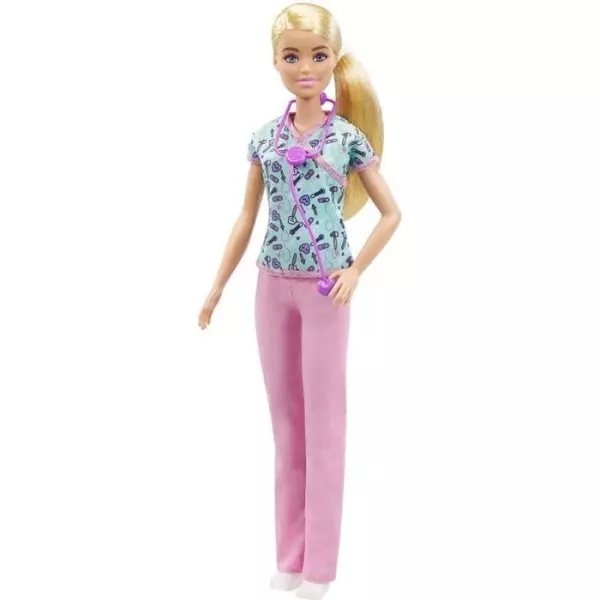 Barbie - Barbie infirmiere - Poupée Mannequin - Des 3 ans GTW39