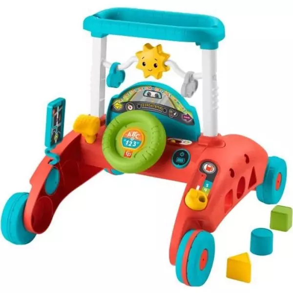 Fisher-Price-Trotteur a 2 côtés Rythme Stable et Régulier HJP43