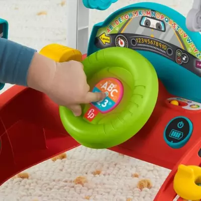 Fisher-Price-Trotteur a 2 côtés Rythme Stable et Régulier HJP43