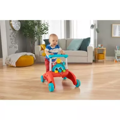 Fisher-Price-Trotteur a 2 côtés Rythme Stable et Régulier HJP43