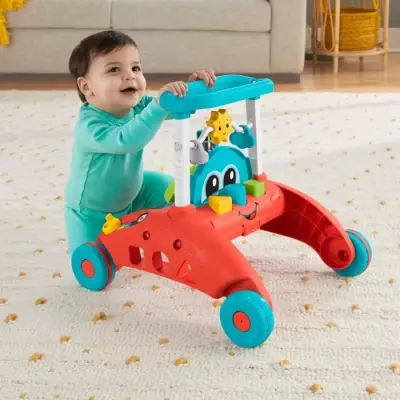 Fisher-Price-Trotteur a 2 côtés Rythme Stable et Régulier HJP43