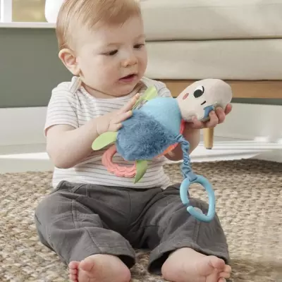 Fisher-Price-Honu, ma Tortue a Suspendre-Jouet avec détails sensoriel