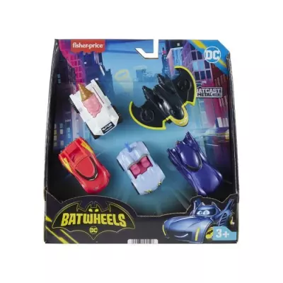 Fisher-Price-Assortiment de Véhicules Batwheels-5 véhicules (1/55)