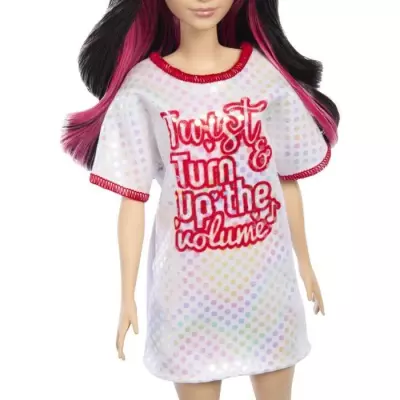 Barbie-Barbie Fashionistas-Poupée cheveux noirs 65eme anniversaire H