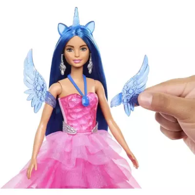 Barbie Princesse Saphir - Licorne Poupée - 65 ans de Barbie Mattel HR